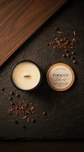 Tobacco Teakwood - 10oz Organic Beeswax Candle