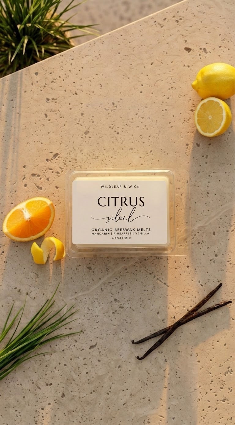 Citrus Soleil - 2.4oz Organic Beeswax Melts