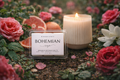 Bohemian Rose - 2.4oz Organic Beeswax Melts