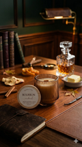 Bourbon Orchard - 10oz Organic Beeswax Candle