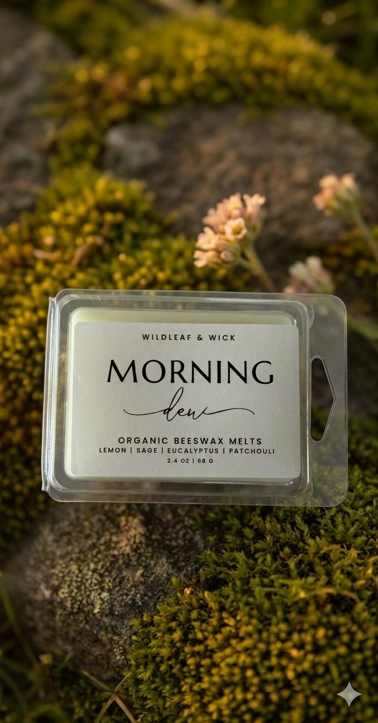 Morning Dew - 2.4oz Organic Beeswax Melts