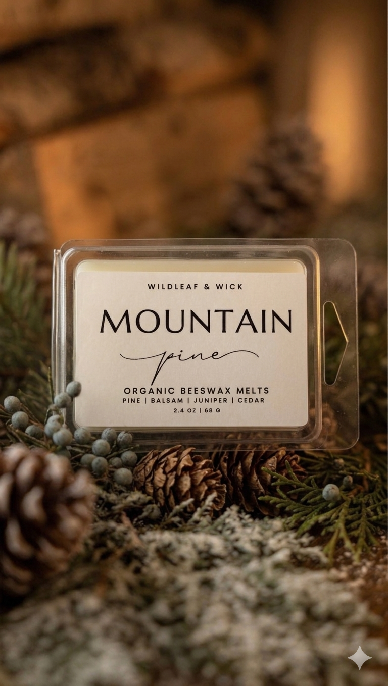 Mountain Pine - 2.4oz Organic Wax Melts