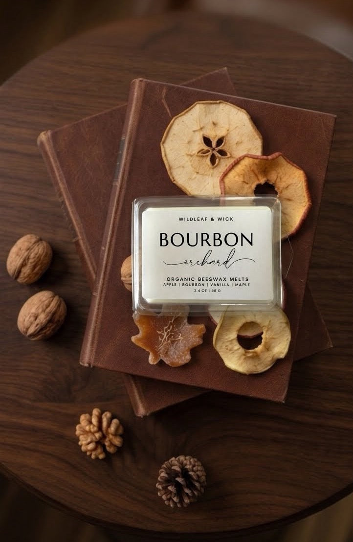 Bourbon Orchard - 2.4oz Organic Beeswax Melts
