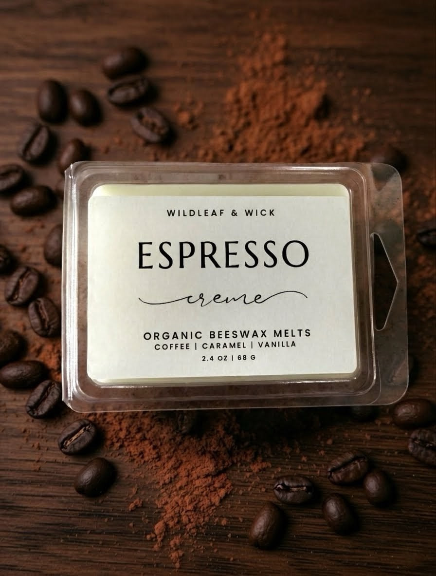 Espresso Crème - 2.4oz Organic Beeswax Melts