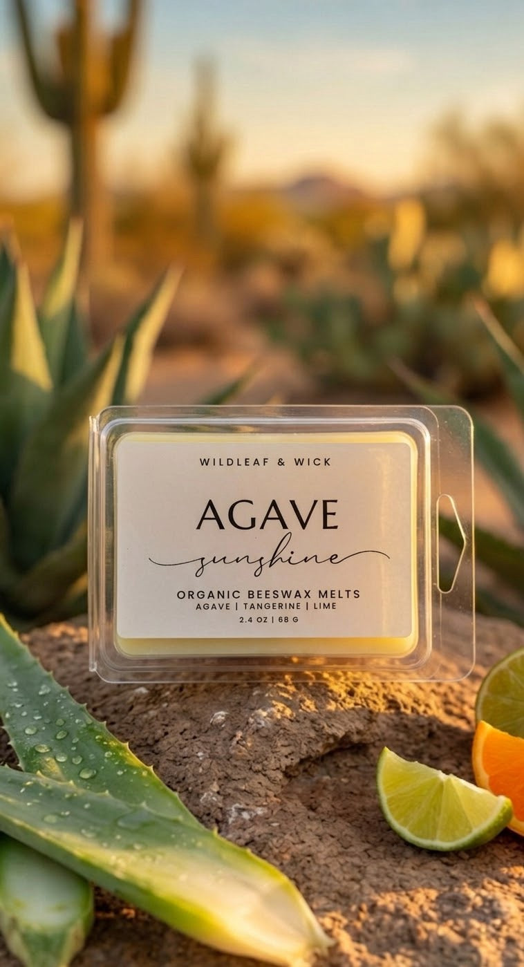 Agave Sunshine - 2.4oz Organic Beeswax Melts