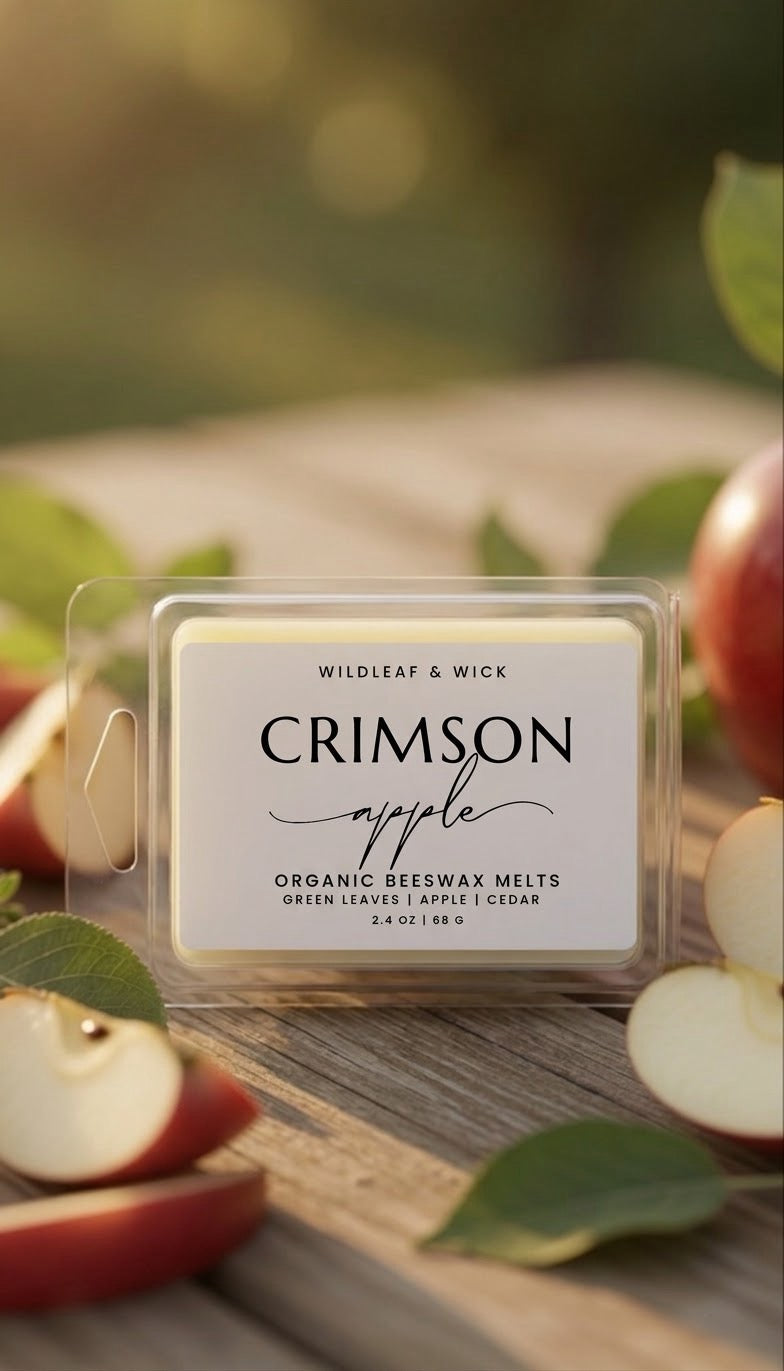 Crimson Apple - 2.4oz Organic Beeswax Melts