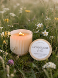 Honeysuckle Fields - 10oz Organic Beeswax Candle