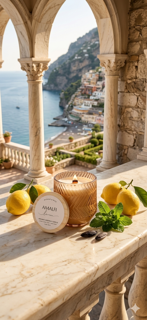 Amalfi Lemon - 10oz Organic Beeswax Candle