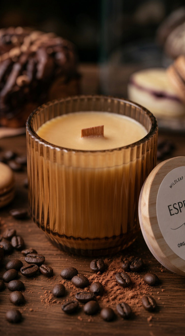 Espresso Crème - 10oz Organic Beeswax Candle