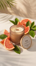 Pink Grapefruit - 10oz Organic Beeswax Candle