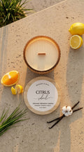 Citrus Soleil - 10oz Organic Beeswax Candle