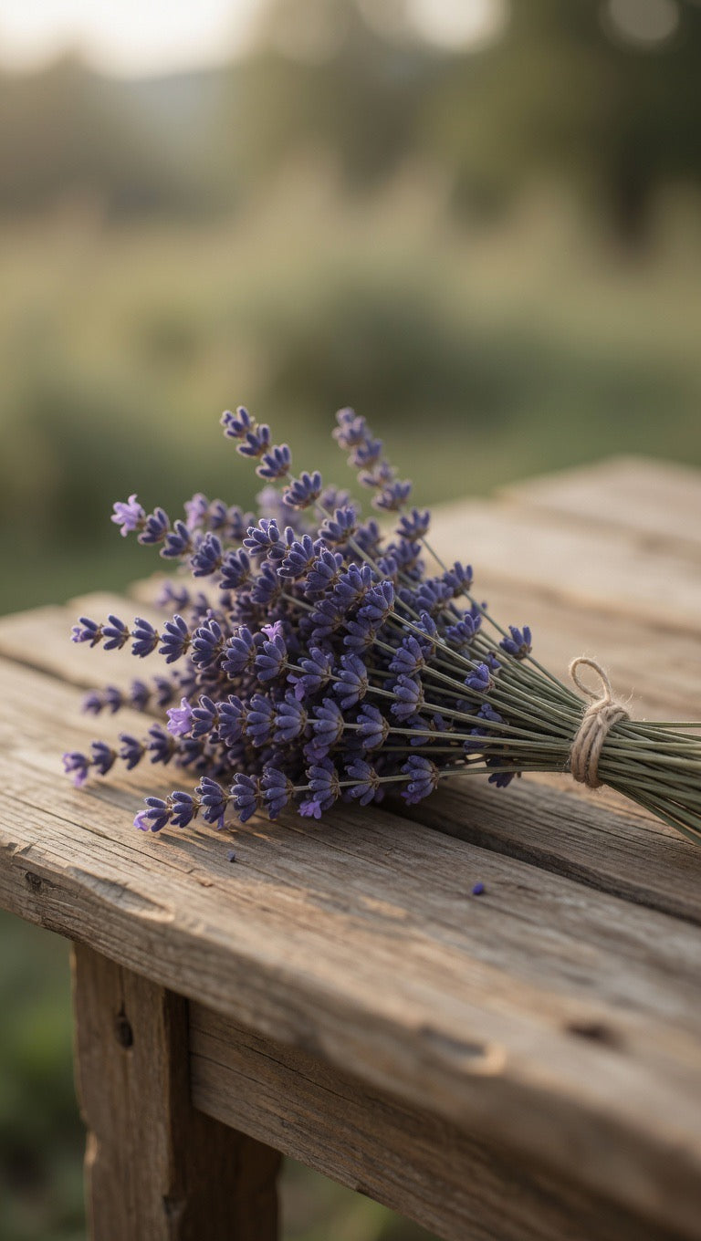 Wild Lavender - 10oz Organic Beeswax Candle