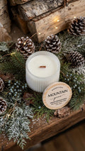 Mountain Pine - 10oz Organic Beeswax Candle