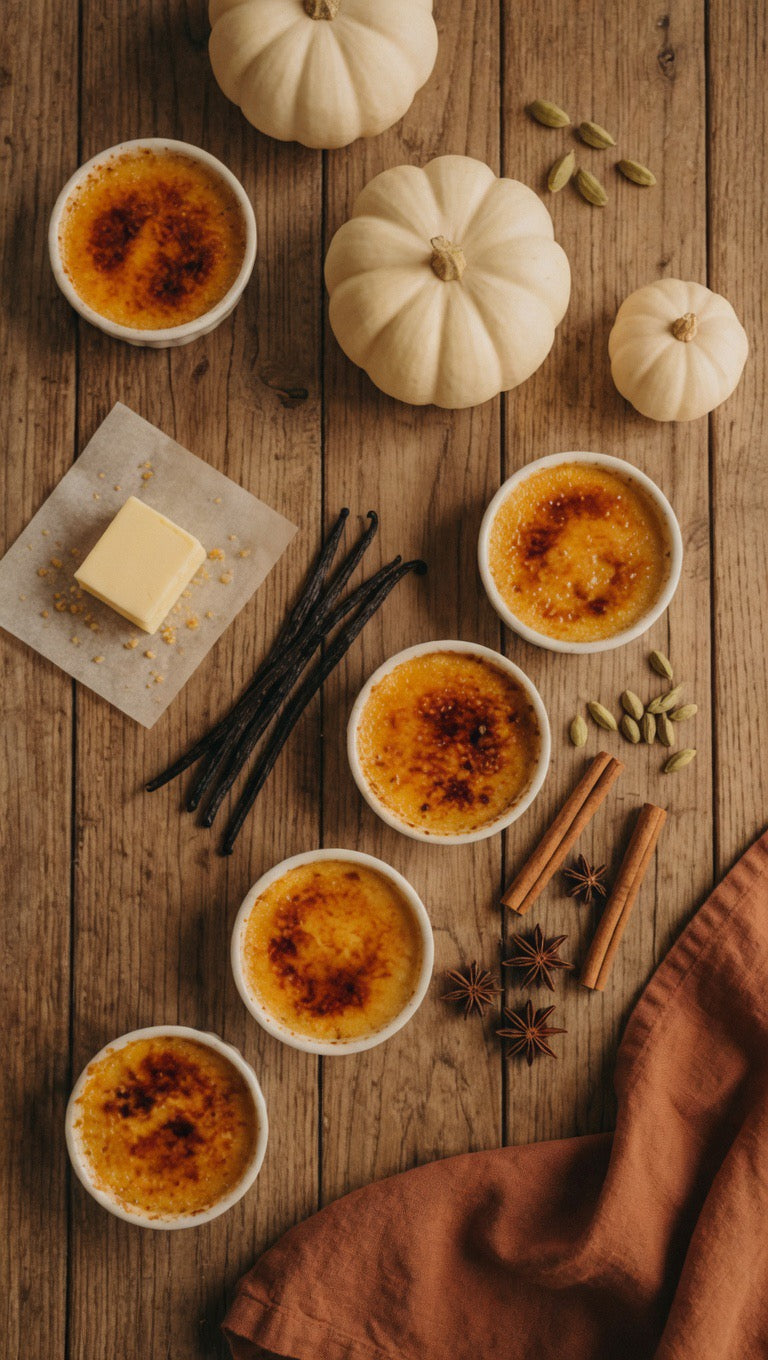 Pumpkin Brûlée - 10oz Organic Beeswax Candle