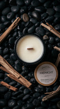 Midnight Cove - 10oz Organic Beeswax Candle