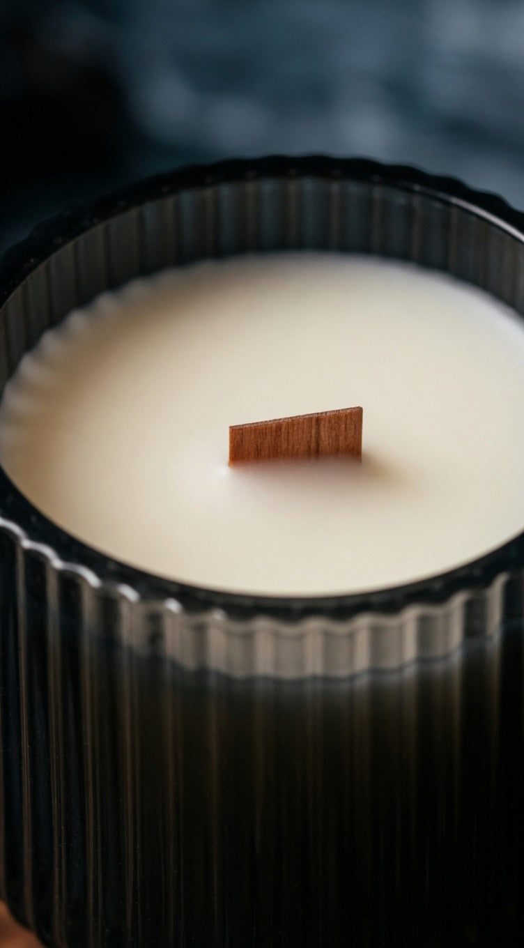 Midnight Cove - 10oz Organic Beeswax Candle