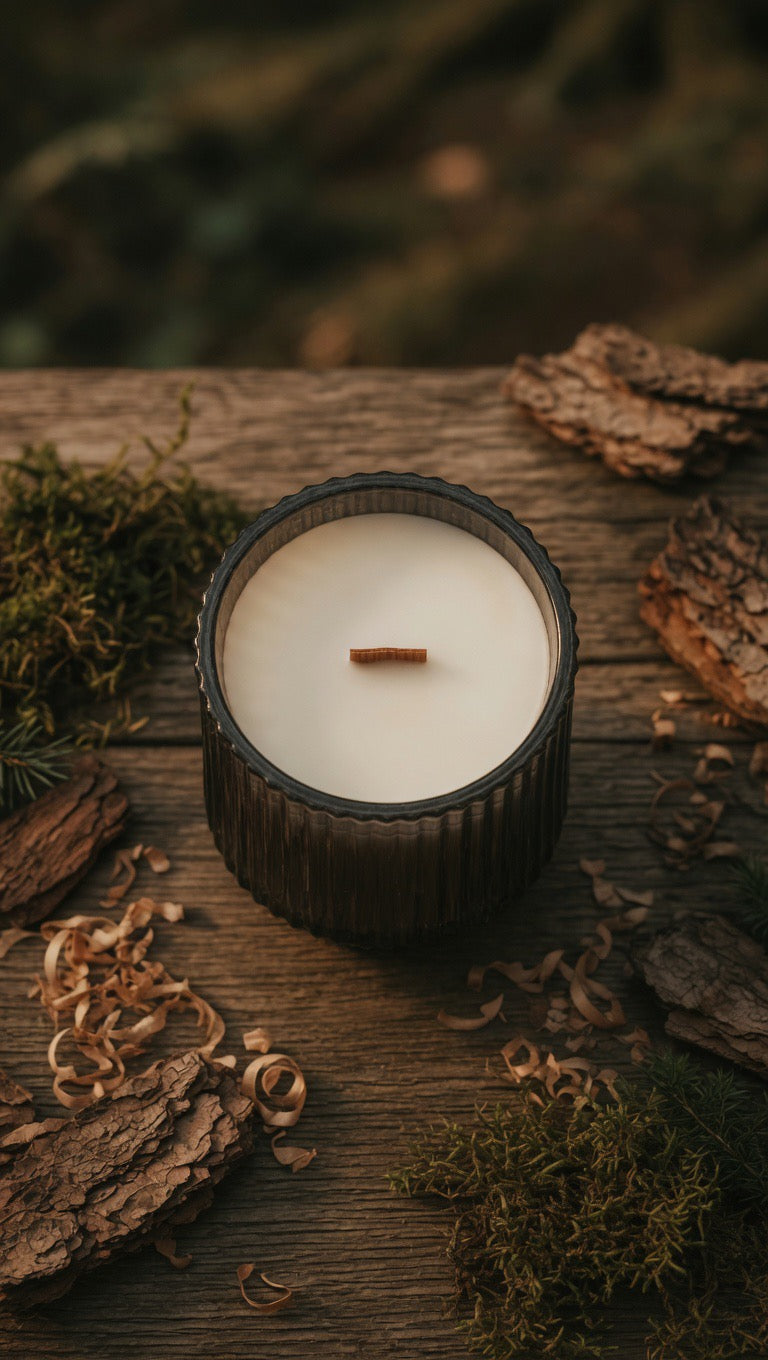 Cedar Blanc - 10oz Organic Beeswax Candle