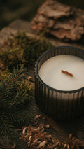 Cedar Blanc - 10oz Organic Beeswax Candle