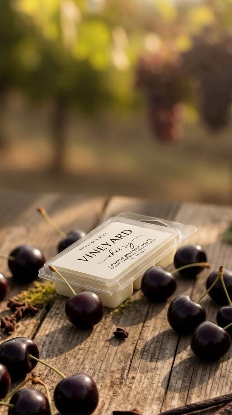 Vineyard Cherry - 2.4oz Organic Beeswax Melts