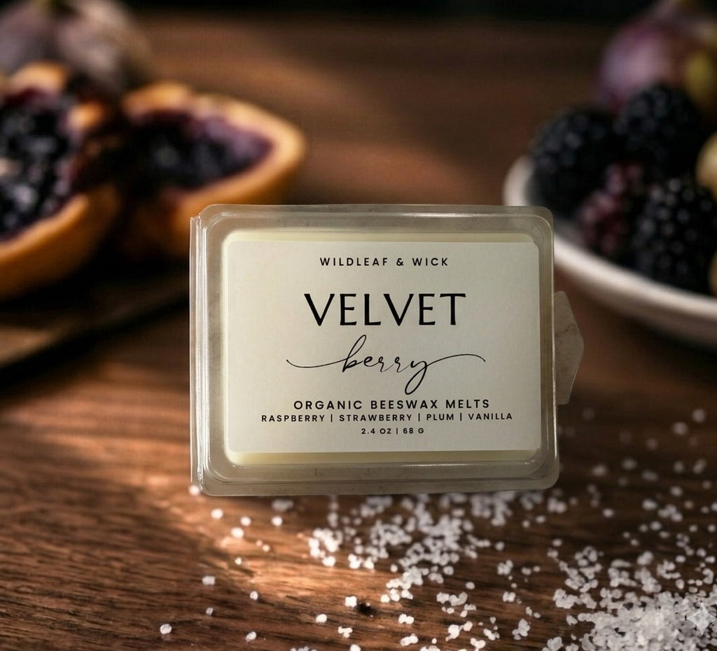 Velvet Berry - 2.4oz Organic Beeswax Melts