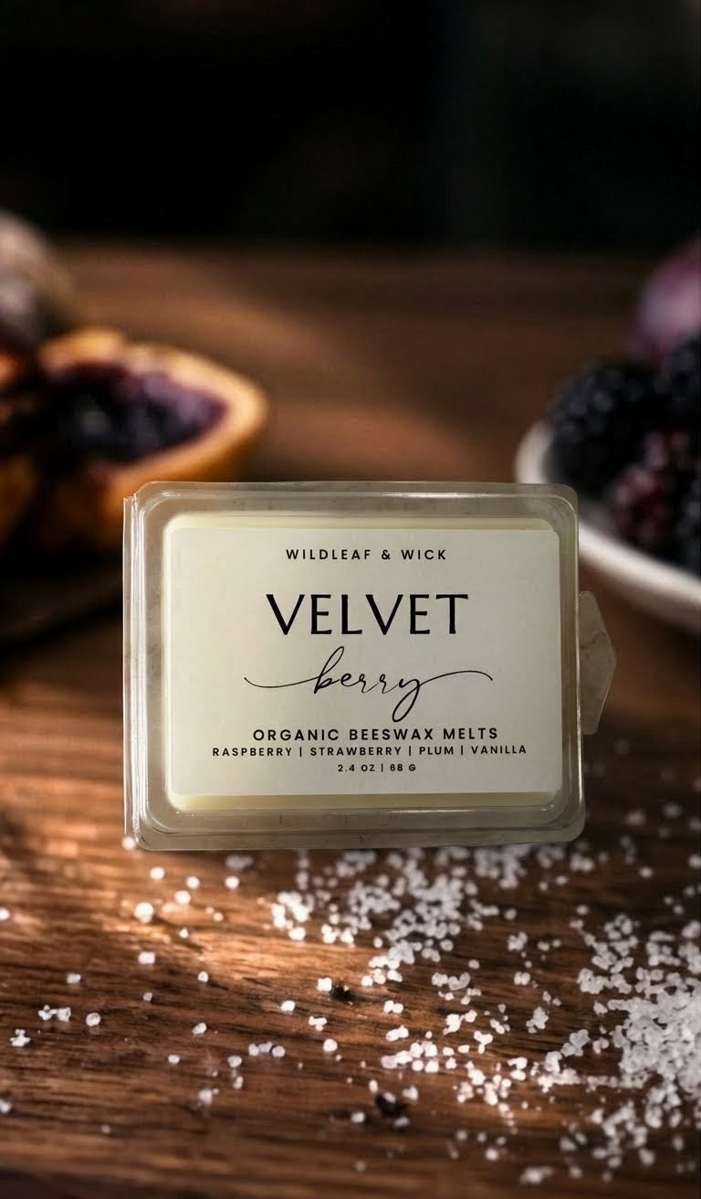 Velvet Berry - 2.4oz Organic Beeswax Melts