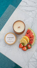 Lemonade Blush - 10oz Organic Beeswax Candle